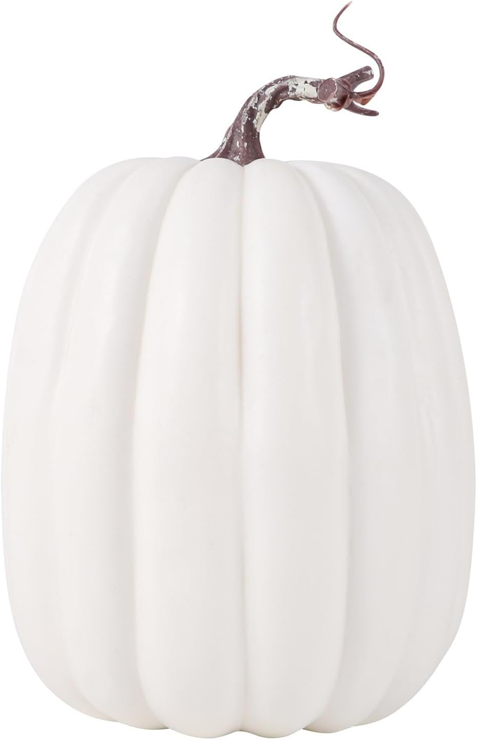 Large White Foam Pumpkin for Decorating, Artificial Fall Decor