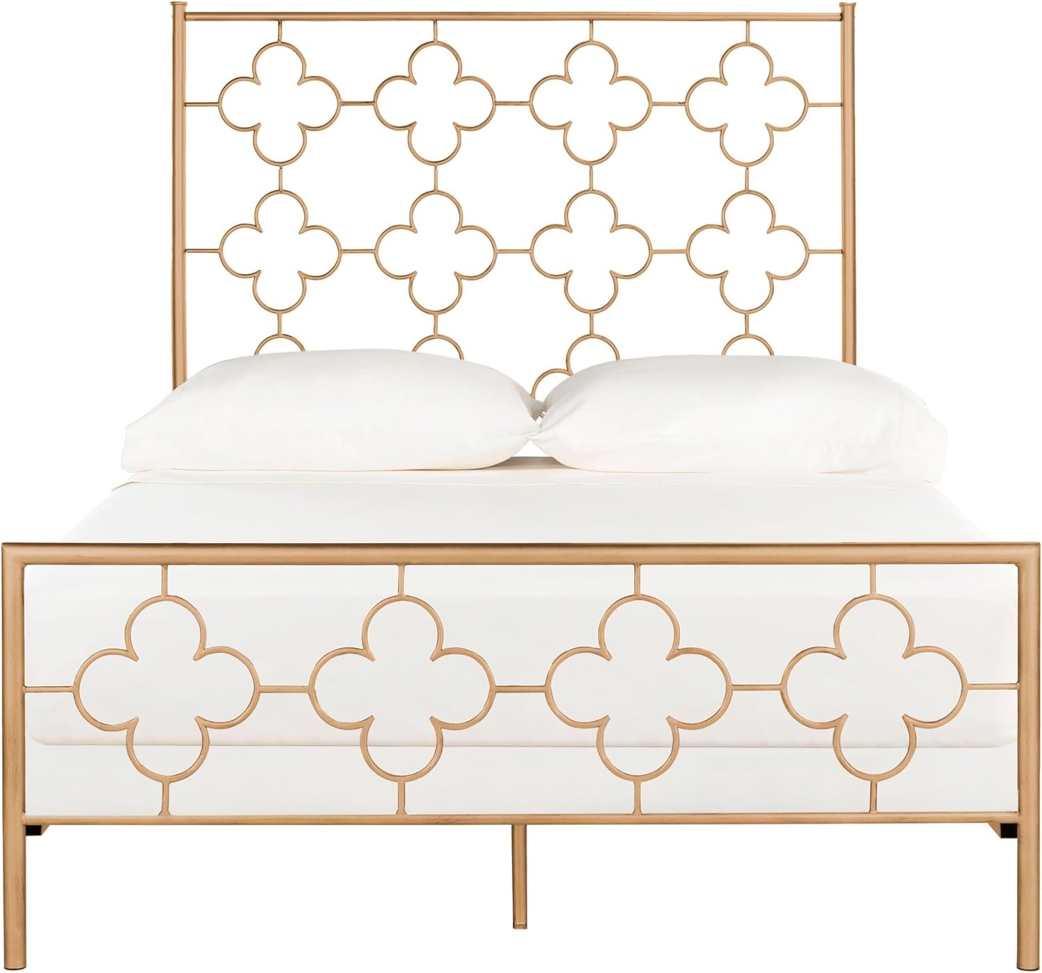 Safavieh Home Morris Moroccan Antique Gold Bed, Queen
