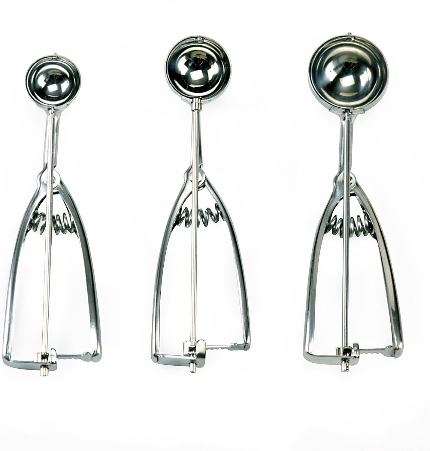 Stainless Steel Cookie Scoop Set of 3