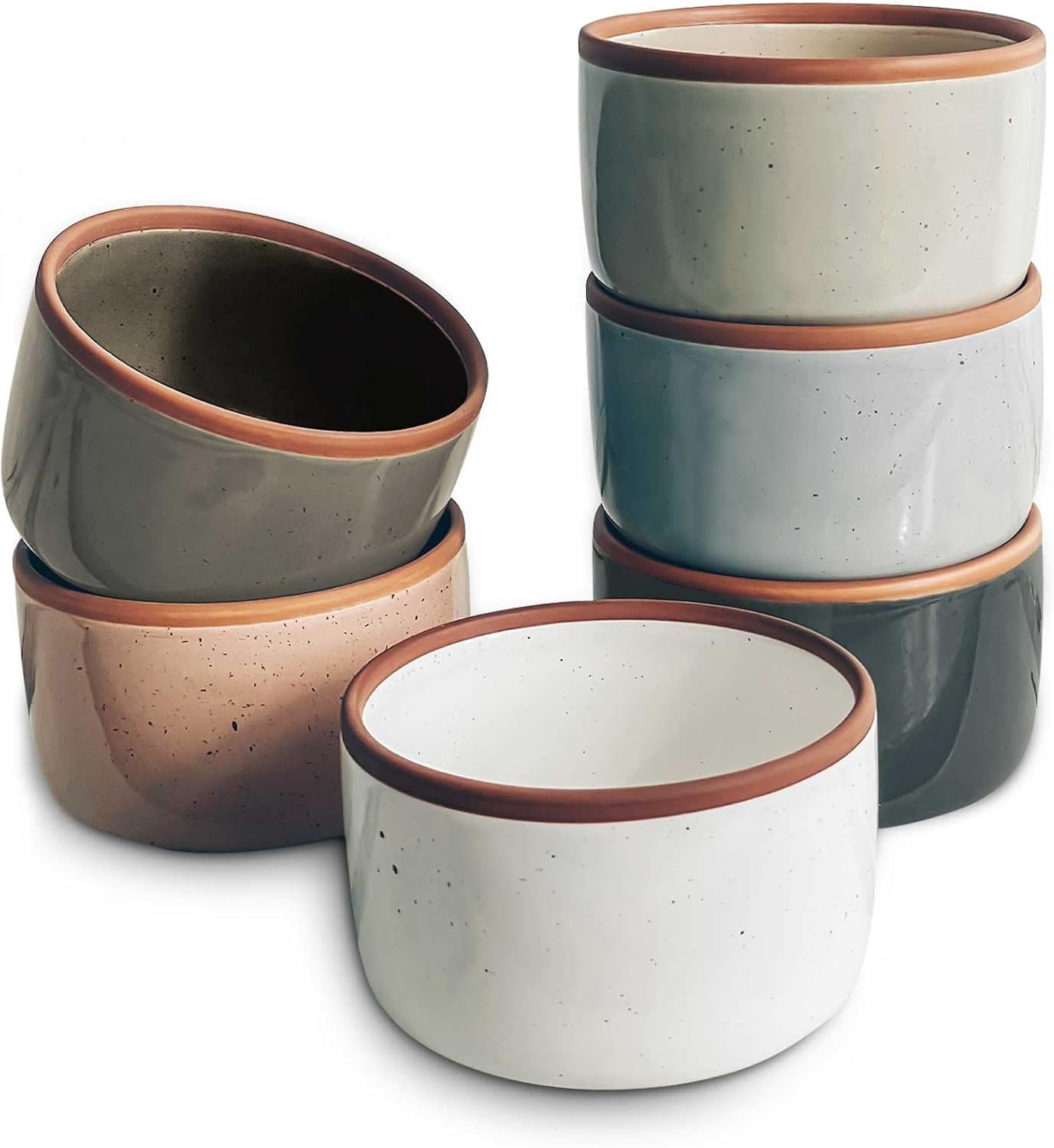 6-Ounce Ceramic Ramekins, Set of 6