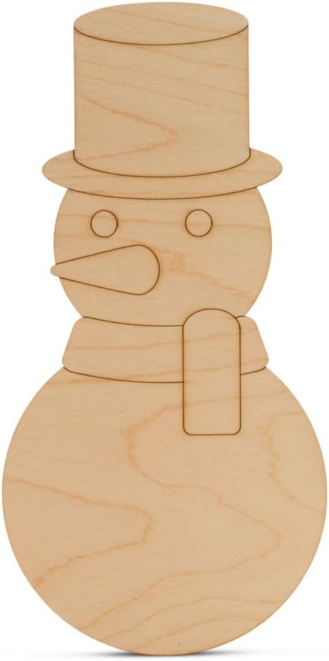 Wooden Snowman Cutout, 16 Inch, Pack of 2, Christmas Decor