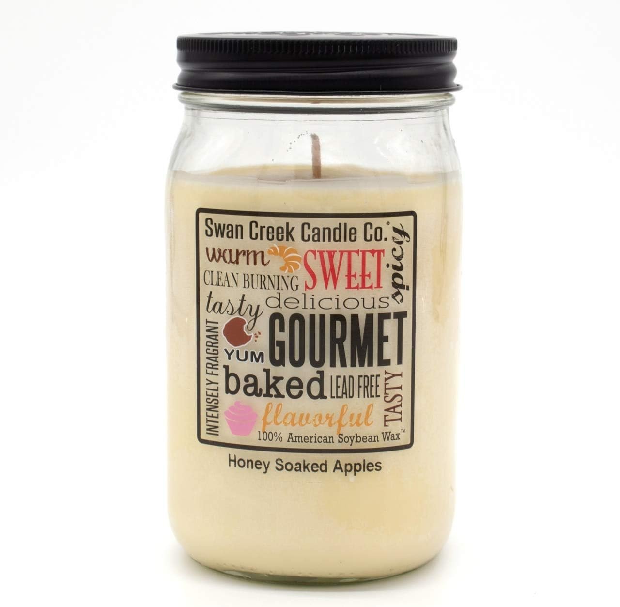 Swan Creek Honey Soaked Apples Pantry Jar Soy Candle