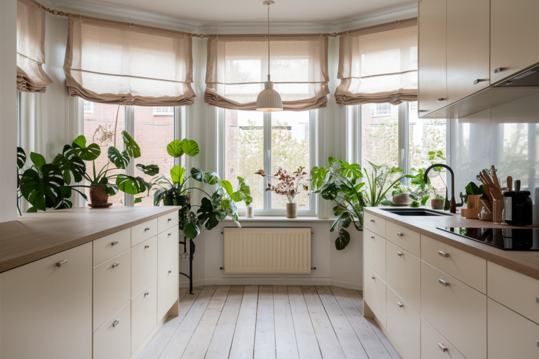 18 Beautiful Kitchen Window Treatments You’ll Adore
