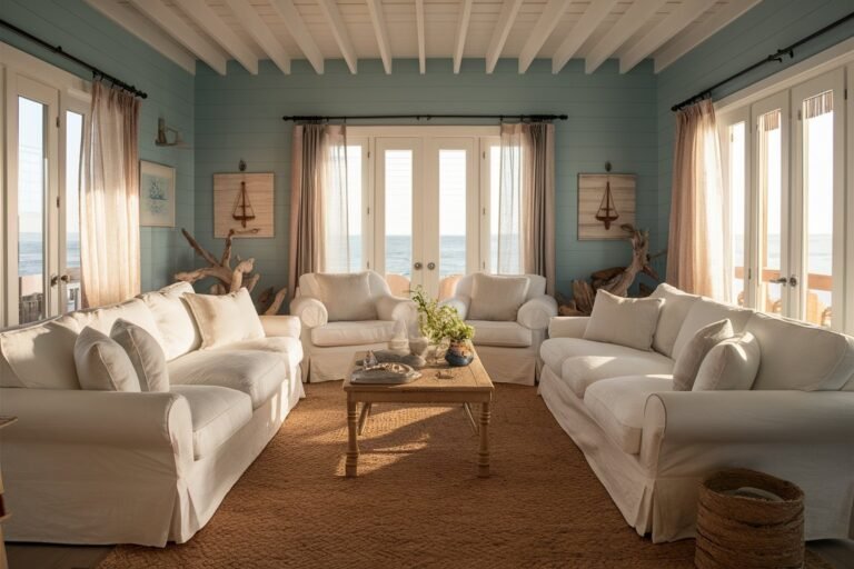 Coastal Living Room Ideas That Bring the Beach Indoors