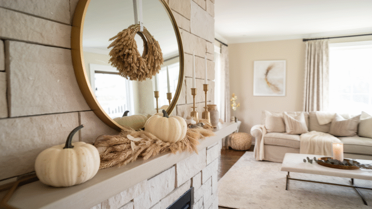 How to Create Stunning Fall Mantle Decor