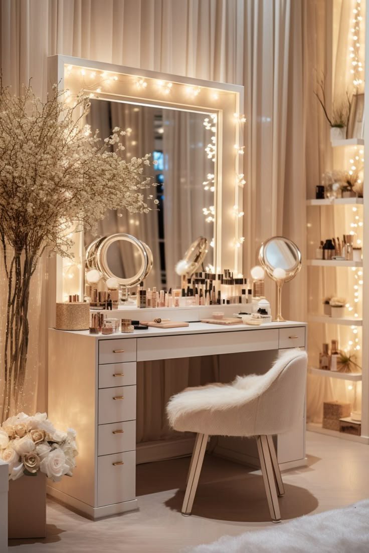 16 Gorgeous Makeup Vanity Ideas